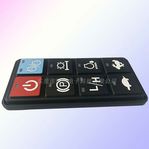 廠家加工生產重型機械設備控制硅膠按鍵