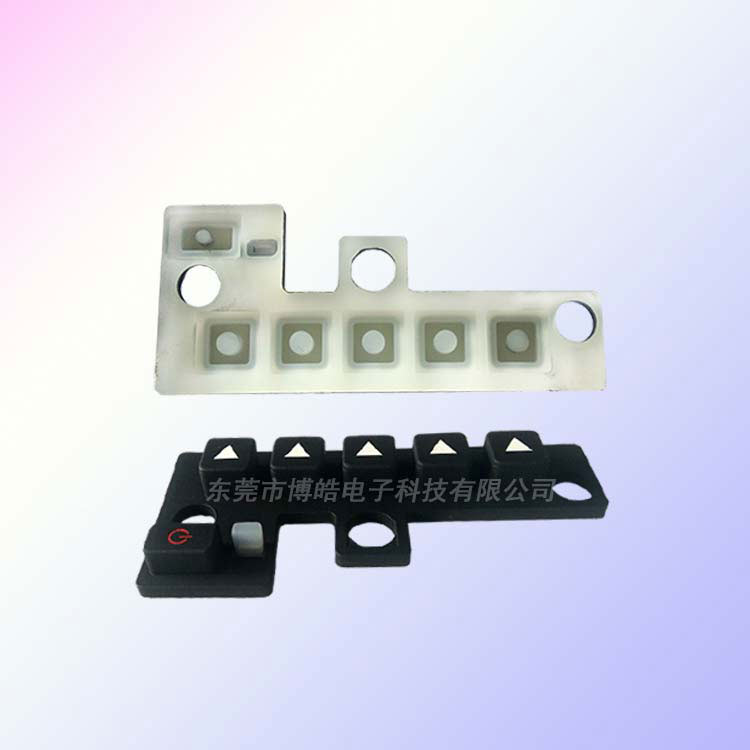 供應軍工硅膠按鍵|鐳雕透光防水硅膠按鍵加工廠