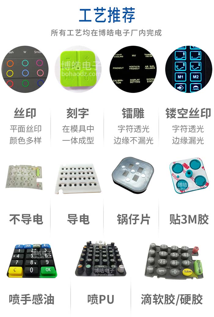 黑粒導電硅膠按鍵