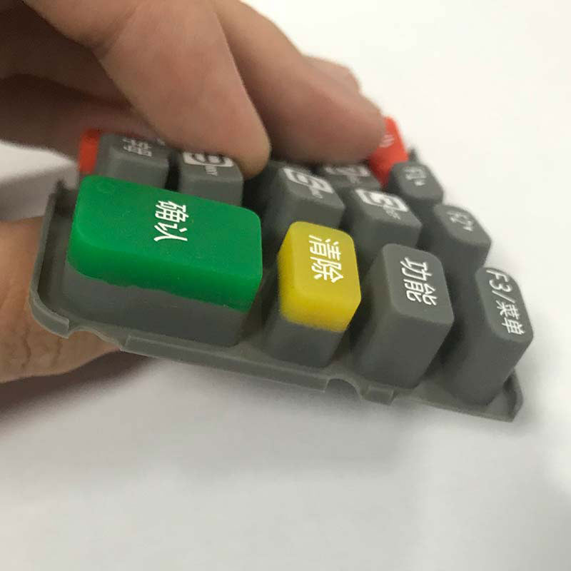 博皓電子定制二次成型工藝的測(cè)量?jī)x按鍵