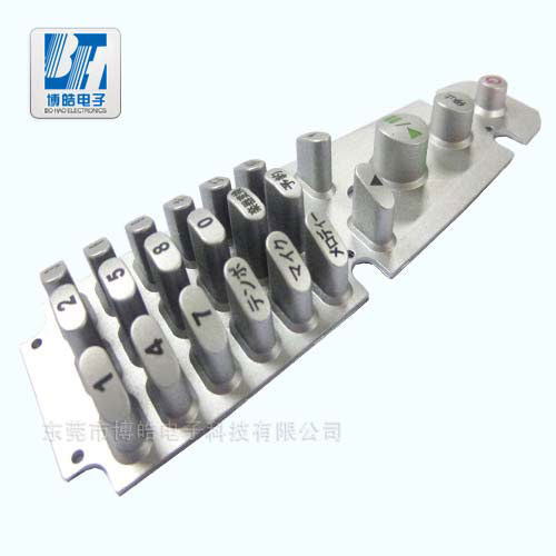 噴銀油導電膠按鍵