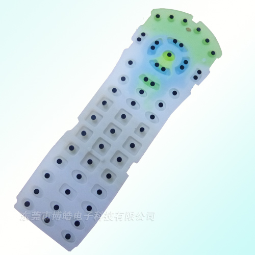 優(yōu)質(zhì)環(huán)保遙控器硅膠浮雕按鍵—導電黑粒