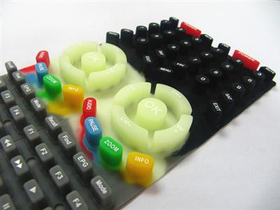 東莞夜光導電硅膠 熒光導電硅膠按鍵生產工廠