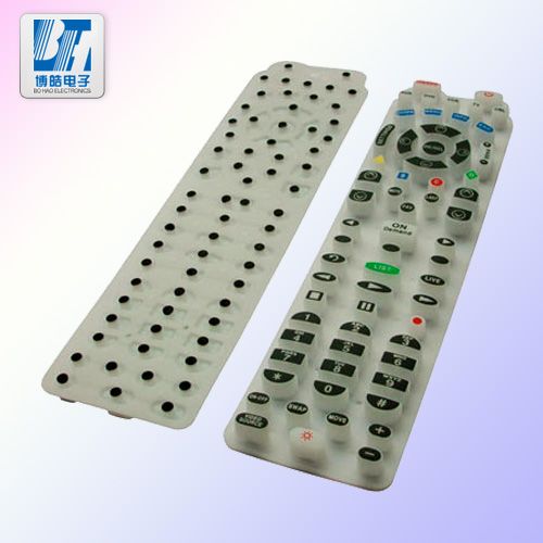 東莞耐高溫硅膠遙控器按鍵 耐摩擦硅膠按鍵 博皓生產廠家10業經驗