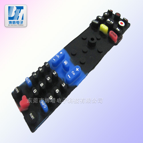 全國供應各種夜光硅膠遙控器按鍵鍵盤