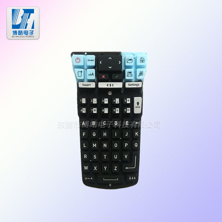 廠家定制移動數據終端硅膠按鍵  企業移動計算機鍵盤開模定制