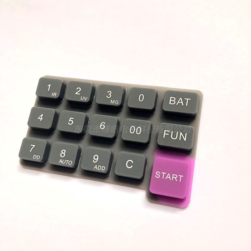 通用機械專用硅膠按鍵