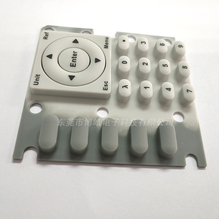 定制陸用發電機硅膠控制器按鍵